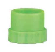 SYRINGE BARREL TIP CAP, GREEN, PK50