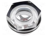 Level indicator; Inspect.hole dia: 12mm; G 3/8"; 3÷5Nm; max.110°C ELESA+GANTER