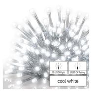 Standard LED interconnecting chain, flashing – icicles, 2.5 m, outdoor, cool white, EMOS
