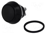 Switch: vandal resistant; Pos: 2; SPST-NO; 2A/36VDC; IP65; OFF-(ON) ONPOW