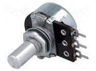Potentiometer: shaft; single turn; 470Ω; 200mW; ±20%; THT; 6mm; mono TELPOD