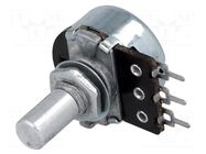 Potentiometer: shaft; single turn; 470Ω; 200mW; ±20%; THT; 6mm; mono TELPOD