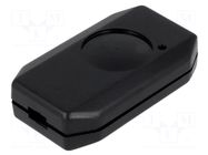 Enclosure: for remote controller; X: 38mm; Y: 65mm; Z: 16mm; ABS MASZCZYK