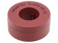 Ferrite: toroidal; L: 12.8mm; Øint: 13mm; Øout: 28.2mm; 40uH MAGNETEC