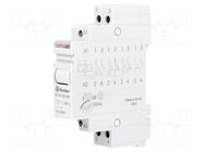Relay: installation; bistable,impulse; NO x2; Ucoil: 230VAC; 20.24 FINDER