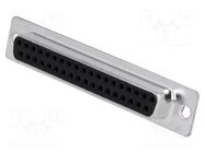 Connector: D-Sub; PIN: 37; plug; female; for cable; soldering MH CONNECTORS