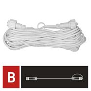 Extension cable for interconnecting chains, Profi white, 10 m, outdoor and indoor, EMOS