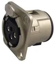 SOCKET, XLR, PANEL, PCB, 3POLE