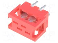 Connector: wire-board; adapter; PIN: 4; 1.5A; IDC,THT; 2x2; 30mΩ CONNFLY