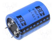 Capacitor: electrolytic; SNAP-IN; 4700uF; 63VDC; Ø30x40mm; ±20% VISHAY