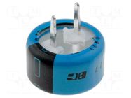 Supercapacitor; THT; 0.33F; 5.5VDC; Body dim: Ø13x7mm; Pitch: 5mm VISHAY