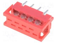 Connector: wire-board; adapter; PIN: 8; 1.5A; IDC,THT; 2x4; 30mΩ CONNFLY