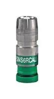 RG6 RCA COAX COMPRESSION CONN/PLUG/GREEN