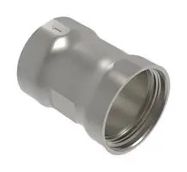 BACKSHELL, 180DEG, SIZE 20, ZINC DIECAST