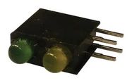 CKT BOARD INDICATOR, G/Y, 2.5MCD, TH
