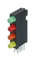 CKT BOARD INDICATOR, R/G/O/Y, 3MM, TH