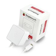Power supply for Raspberry Pi 3B+/3A+/3B/2B/Zero/Zero 2 - microUSB 5,1V / 2,5A - original white