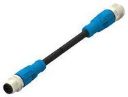 SENSOR CORD, 5P M12 PLUG-M12 RCPT, 16.4'