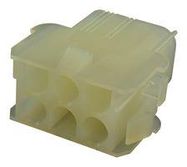 CONNECTOR HOUSING, RCPT, 9POS, 6.35MM