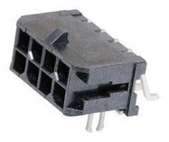 CONNECTOR, HEADER, 8POS, 2ROW, 3MM