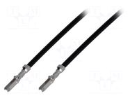 Cable with connectors; CLIK-Mate female; Contacts ph: 2mm; 24AWG MOLEX
