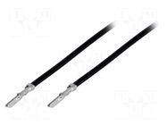 Cable with connectors; CLIK-Mate female; Contacts ph: 1.5mm MOLEX