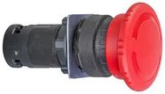 E-STOP SWITCH, SPST-NC, 0.6A, SCREW