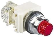 PB SWITCH, SPDT, 10A, 600VAC, PANEL