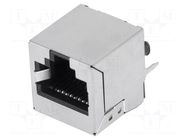 Connector: RJ45; socket; PIN: 8; shielded; 8p8c; THT; straight MH CONNECTORS