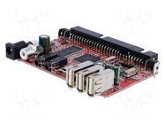Single-board computer; ARM926; 64MBRAM; iMX233; 6÷16VDC; DDR1 OLIMEX