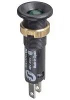 PANEL INDICATOR, GREEN, 8MM, 24VDC
