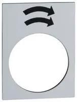 LEGEND PLATE, PENDENT CNTRL, 30MM X 40MM