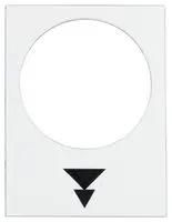 LEGEND PLATE, 30MM X 40MM, PENDANT CNTRL