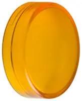 LENS, PILOT LIGHT, ORANGE, ROUND, 22MM