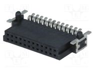 Connector: PCB to PCB; female; PIN: 24; 1.27mm; har-flex®; 2.3A; SMT HARTING