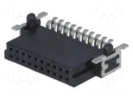 Connector: PCB to PCB; socket; female; PIN: 20; har-flex®; 150VAC HARTING