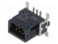Connector: PCB-cable/PCB; socket; male; PIN: 6; har-flex®; vertical HARTING
