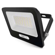 LED floodlight GLARO 30W, black, IP65, 3000 lm, neutral white, EMOS