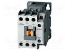 Contactor: 3-pole; NO x3; Auxiliary contacts: NO + NC; 230VAC; 12A LS ELECTRIC