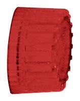 PILOT LIGHT LENS, RED, DOME, 30MM