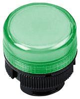 INDICATOR LENS, GREEN, ROUND, 22MM