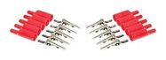 ALLIGATOR CLIP, 8MM, RED, 10A, PK10