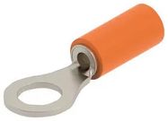 RING TERMINAL, 16AWG, M5, PEEK