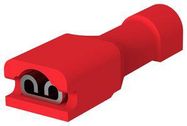 FEMALE DISCONNECT, 2.8MM, 22-18AWG, RED