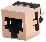 RJ45 CONNECTOR, JACK, 8P8C, 1 PORT, CAT3
