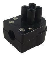 PLUG, SHROUDED, 4WAY, RIGHT ANGLE