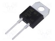 Diode: rectifying; THT; 1kV; 12A; tube; Ifsm: 80A; TO220ACIns; 48ns STMicroelectronics