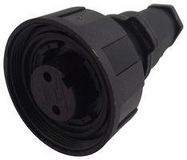 CIRCULAR CONNECTOR, RCPT, 2 WAY, CABLE