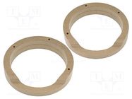 Spacer ring; MDF; 165mm; Ford; impregnated,varnished; 2pcs. 4CARMEDIA