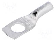 Tip: ring tube; M4; 0.75mm2; crimped; for cable; tinned; L: 17mm OUNEVA